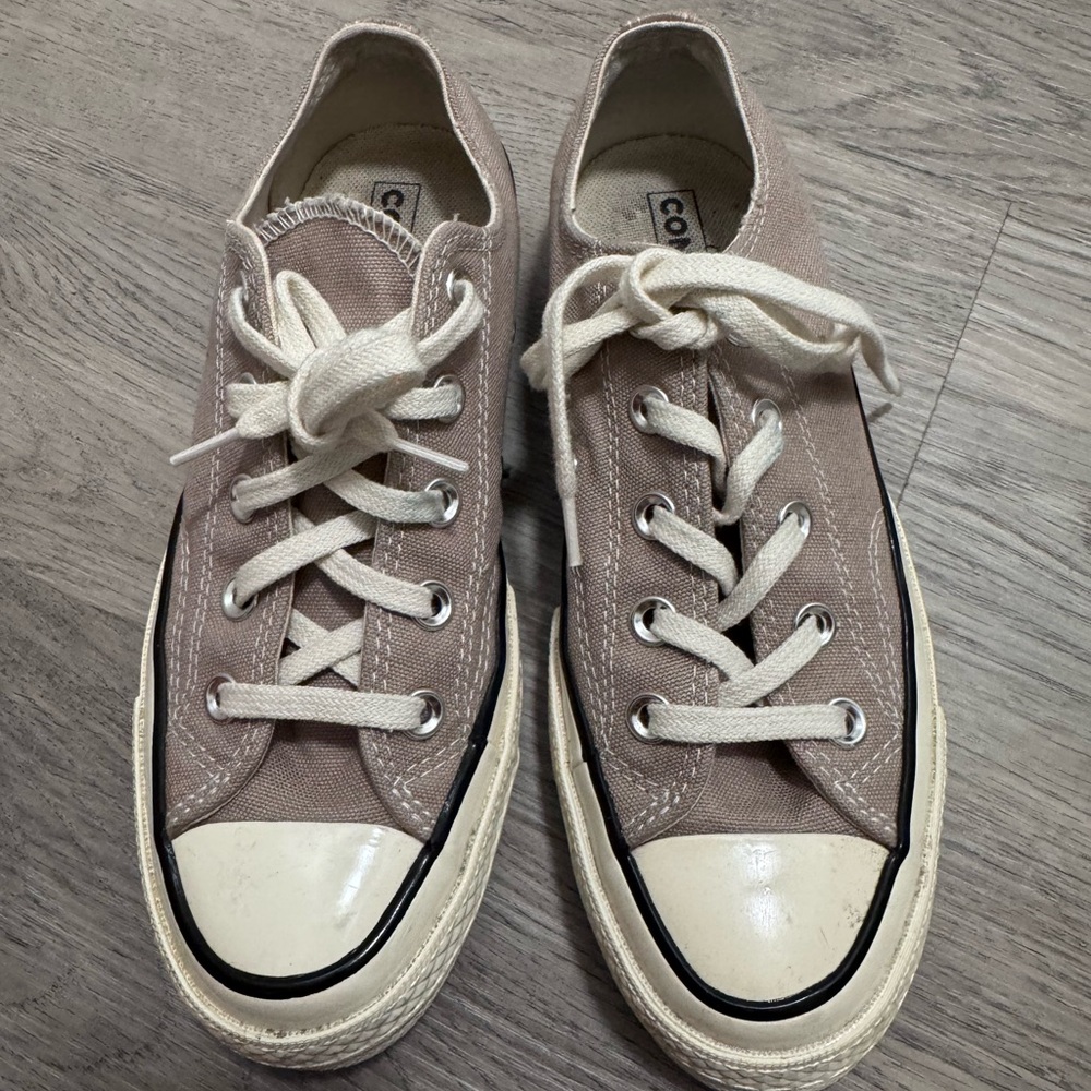 Converse Light Brown Canvas Sneakers